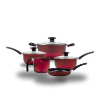 Conjunto Caçarola + Panelas com cabo + frigideira + caneco