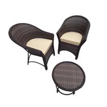 Conjunto Cadeiras e Mesinha de Centro 2 Cadeiras e 1 Mesinha Varanda Fibras Conjunto Cadeiras e Mesinha de Centro 2 Cadeiras e 1 Mesinha Varanda Fibras