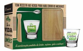 Conjunto caipirinha 4 peças - se a vida te enviar - Brasfoot
