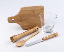 Conjunto Caipirinha 5 Peças Bamboo - Mor - Tecnolar