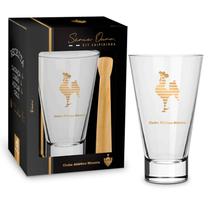 Conjunto Caipirinha c/ 2 peças - Times- Brasfoot - ATLETICO Conjunto Caipirinha c/ 2 peças - Times- Brasfoot - ATLETICO