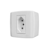 Conjunto Caixa de Sobrepor Com 1 Tomada de Energia 10A 250V Linha Slim Box Ilumi (Ref.: 84140) Conjunto Caixa de Sobrepor Com 1 Tomada de Energia 10A 250V Linha Slim Box Ilumi (Ref.: 84140)