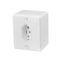 Conjunto Caixa de Sobrepor Com 1 Tomada de Energia Fixa 10A 250V Linha Box Ilumi (Ref.: 63140)