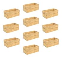 Conjunto Caixote Multiuso Madeira De Reflorestamento Decoração Organizador Conjunto Caixote Multiuso Madeira De Reflorestamento Decoração Organizador