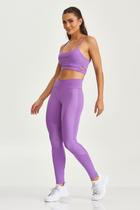 Conjunto Cajubrasil Top Nakay Alças Cruzadas Roxo Tam G