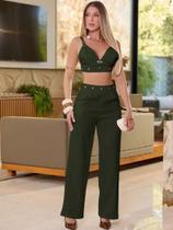 Conjunto Calça Alfaiataria e Top Empório Pit Bull Ref. 89482 Conjunto Calça Alfaiataria e Top Empório Pit Bull Ref. 89482