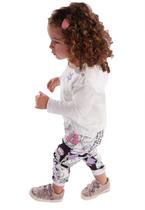 Conjunto Calça Bebê Branco Kiki Xodó Conjunto Calça Bebê Branco Kiki Xodó