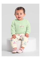 Conjunto Calça Bebe Menina Coelha Brandili Conjunto Calça Bebe Menina Coelha Brandili