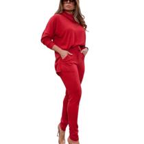 Conjunto Calça Blusa Lanzinha Elegante Plus Size Inverno - Nina - A
