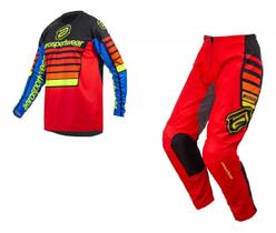 Conjunto Calça + Camisa ASW Image Relay Original Motocross