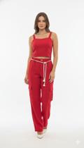 Conjunto Calça Cargo Linho- Nova Versão Conjunto Calça Cargo Linho- Nova Versão