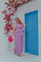 Conjunto calça cavado
