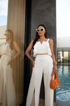 Conjunto Calça Duplo Sentido 310207 - Off White Conjunto Calça Duplo Sentido 310207 - Off White