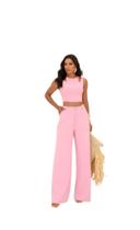 Conjunto Calça Duplo Sentido 370087 Rosa G