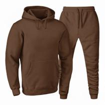 Conjunto Calça E Blusa Frio Moletom Peluciado Unissex Top