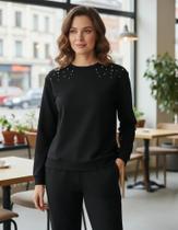 Conjunto Calça e Blusa Mangas Longas Moletom Lunender 69383