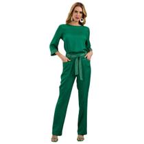 Conjunto Calça e Blusa Verde em Viscose Miravest - MGR Boutique Conjunto Calça e Blusa Verde em Viscose Miravest - MGR Boutique