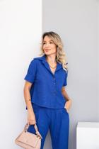 Conjunto calça e camisa linho-viscose beth