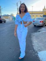 Conjunto calça e Cropped