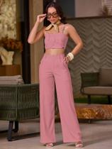 Conjunto Calça e Cropped Sofisticado Empório Pit Bull 91132