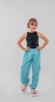 Conjunto Calça Jogger Azul