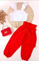 CONJUNTO Calça jogguer + Cropped Moda blogueirinha do 2 ao 10