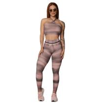 Conjunto Calca Legging Empina Bumbum+Top Tulipa Orion Moving