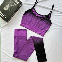 Conjunto Calça Legging Fitness Roupas Feminina Academia Confortável