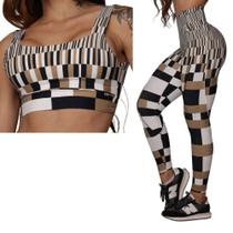 Conjunto Calca Legging Hope Empina Bumbum Code + Top Moving Conjunto Calca Legging Hope Empina Bumbum Code + Top Moving