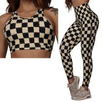 Conjunto Calca Legging Live Frame Exclusiva + Top Moving