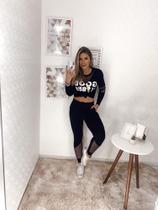 Conjunto calca moletinho arrastao Conjunto calca moletinho arrastao