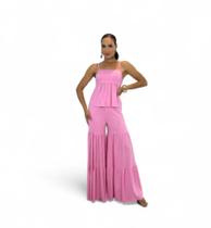 Conjunto Calça Paloma Duplo Sentido 370126 Rosa G