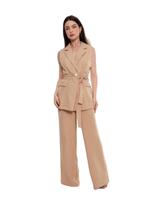 Conjunto Calça Pantalona social e Blazer colete feminino CON-0049 Conjunto Calça Pantalona social e Blazer colete feminino CON-0049
