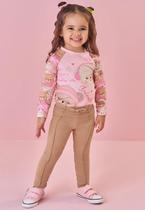 Conjunto Calça Ursos Menina Kukiê Conjunto Calça Ursos Menina Kukiê
