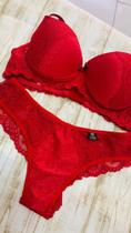Conjunto calcinha e sutiã Valentina