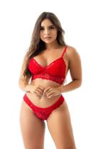 Conjunto Calcinha Soutien Renda Sexy Moda Íntima Lingerie Feminina Sutiã Sem Bojo Top - Renda íntima Conjunto Calcinha Soutien Renda Sexy Moda Íntima Lingerie Feminina Sutiã Sem Bojo Top - Renda íntima