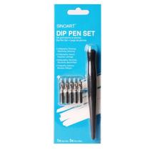 Conjunto Caligrafia Sinoart Dip Pen Set 6 Un Conjunto Caligrafia Sinoart Dip Pen Set 6 Un