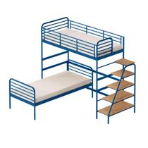 Conjunto Cama Alta com Cama Solteiro Infantil / Juvenil Teko Casatema Verde / Álamo Conjunto Cama Alta com Cama Solteiro Infantil / Juvenil Teko Casatema Verde / Álamo