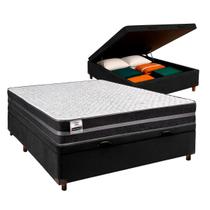 Conjunto Cama Box Bau Casal + Colchão Bogota Inducol
