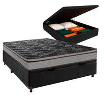 Conjunto Cama Box Bau Casal + Colchão Conforto Paropas Conjunto Cama Box Bau Casal + Colchão Conforto Paropas