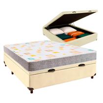 Conjunto Cama Box Bau Casal + Colchão D20 Inducol Conjunto Cama Box Bau Casal + Colchão D20 Inducol