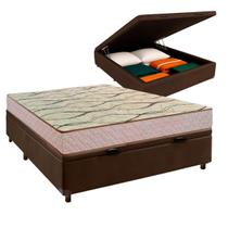 Conjunto Cama Box Bau Casal + Colchão Maxsono Paropas
