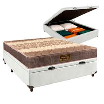 Conjunto Cama Box Bau Casal + Colchão Ortophedic Sankonfort