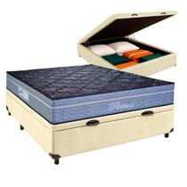 Conjunto Cama Box Bau Casal + Colchão Petrus Paropas