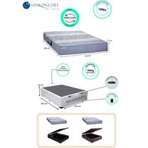 Conjunto Cama Box Baú Casal + Colchão Sankonfort Protege Espuma Ortopedico 138x188x64 - Resistente (Maior suporte de peso até 180kg ,cada lado)) Conjunto Cama Box Baú Casal + Colchão Sankonfort Protege Espuma Ortopedico 138x188x64 - Resistente (Maior suporte de peso até 180kg ,cada lado))