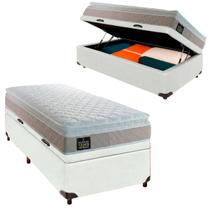 Conjunto Cama Box Bau Com Colchão Solteiro D33 Real Hellen Conjunto Cama Box Bau Com Colchão Solteiro D33 Real Hellen