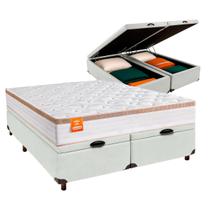 Conjunto Cama Box Bau King + Colchão Isis Inducol
