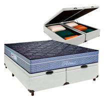 Conjunto Cama Box Bau Queen + Colchão Petrus Paropas
