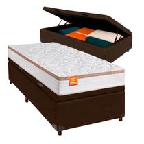 Conjunto Cama Box Bau Solteiro + Colchão Isis Inducol Conjunto Cama Box Bau Solteiro + Colchão Isis Inducol
