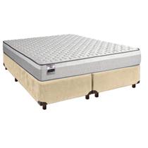 Conjunto Cama Box Blindado Casal + Colchão Molas Ensacadas Hanover Inducol